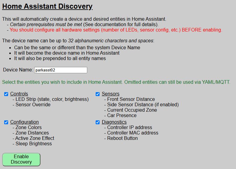 Discovery Web Page