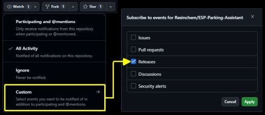 GitHub Watch Notification