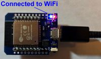 esp32 blue led