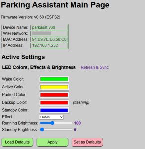Main Web Interface