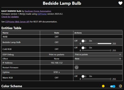 Kauf Bulb Interface