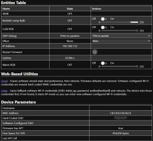 Bulb Web Interface