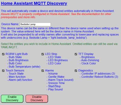 Discovery Settings Location