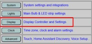 Accessing Display Menu
