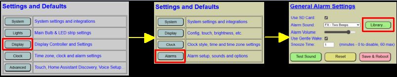 Accessing the Sound Library