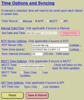 Time Sync Interface