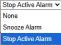 Alarm Function List