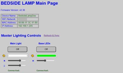 Main Web Interface