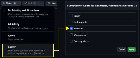 GitHub Watch Notification